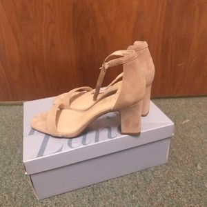 Essex Lane Saria nude heeled sandals